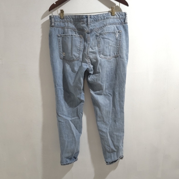 Gap | Light Blue Distressed Women's Boyfriend Jeans - Picture 7 of 11